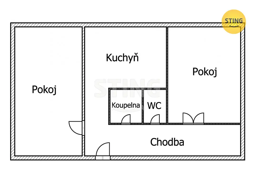 Prodej bytu 2+1 56 m², Československé armády, Zábřeh