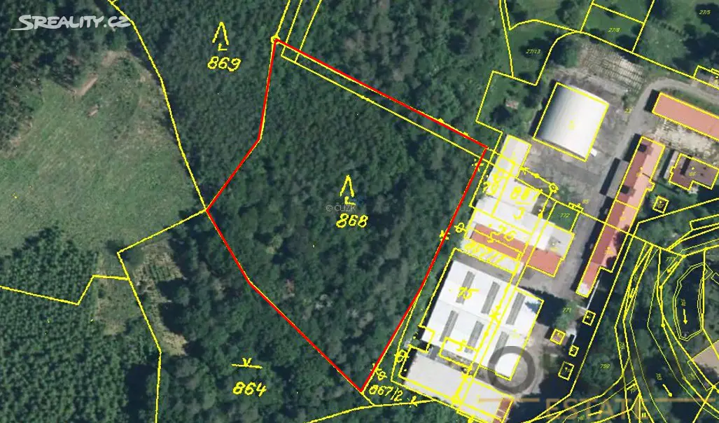 Prodej  lesa 10 362 m², Tišnovská Nová Ves, okres Brno-venkov