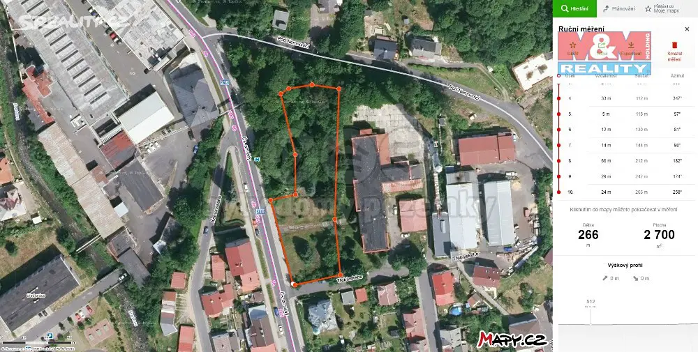 Pronájem  pozemku 2 700 m², Čs. armády, Kraslice