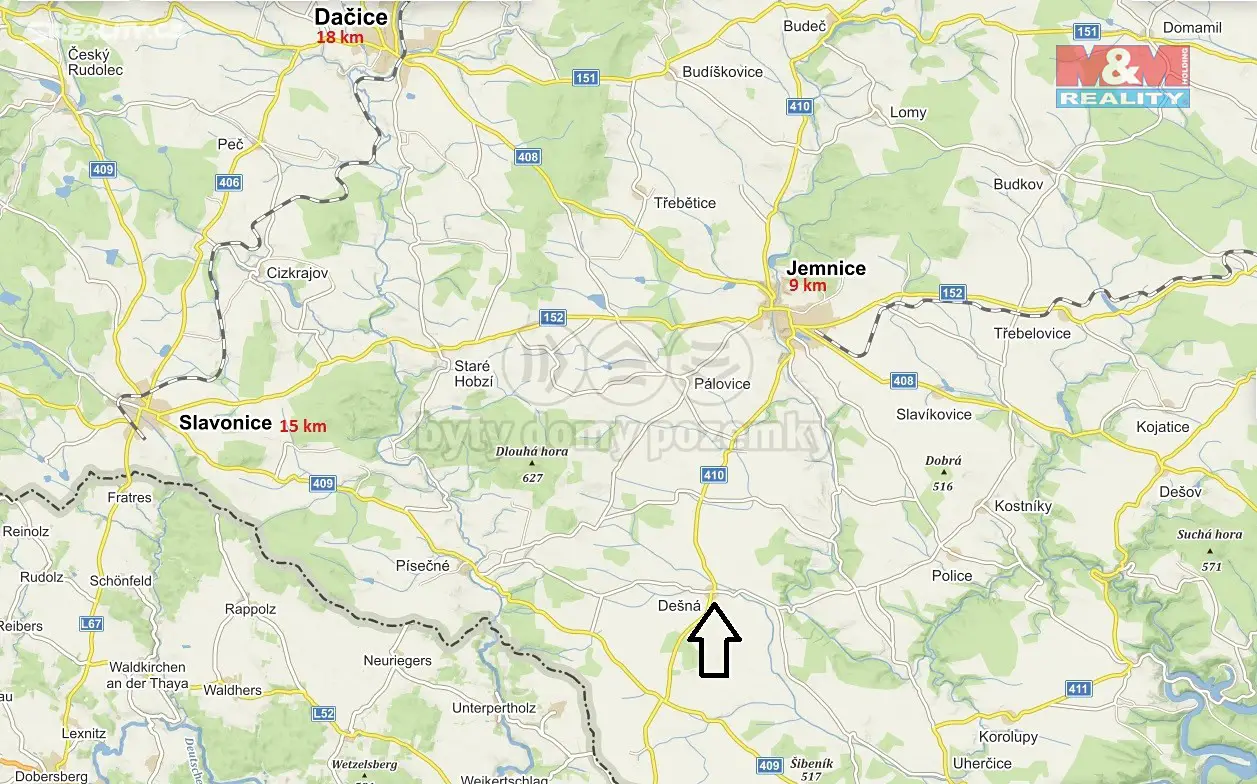 Prodej  rodinného domu 137 m², pozemek 137 m², Dešná, okres Jindřichův Hradec