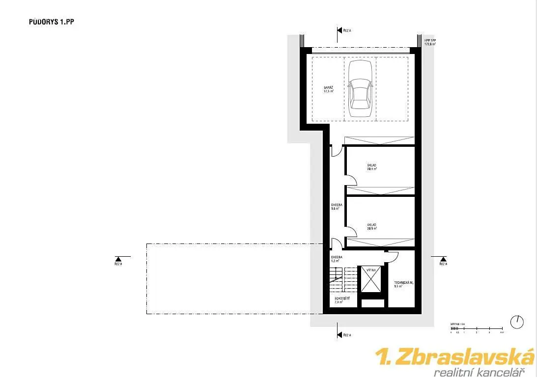 Prodej  rodinného domu 250 m², pozemek 1 162 m², U Kostrounku, Praha 5 - Zbraslav