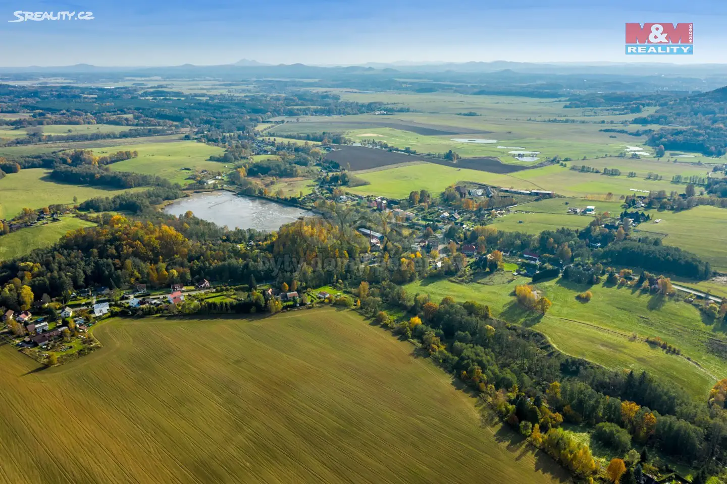 Prodej  stavebního pozemku 5 465 m², Nový Bor - Pihel, okres Česká Lípa