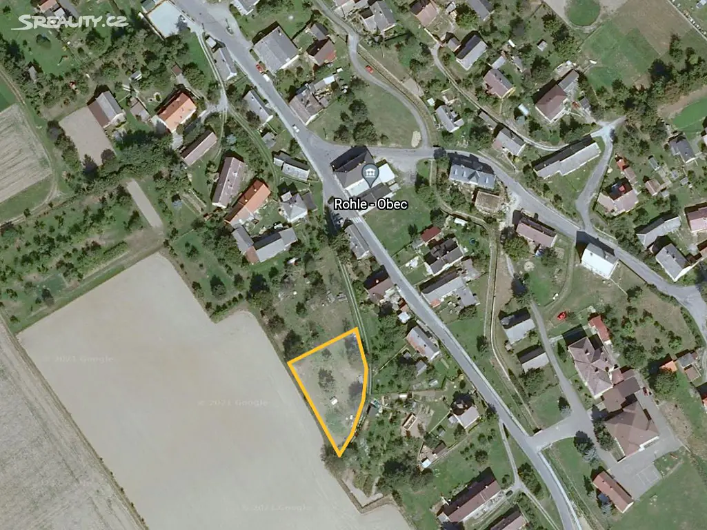 Prodej  stavebního pozemku 1 826 m², Rohle, okres Šumperk