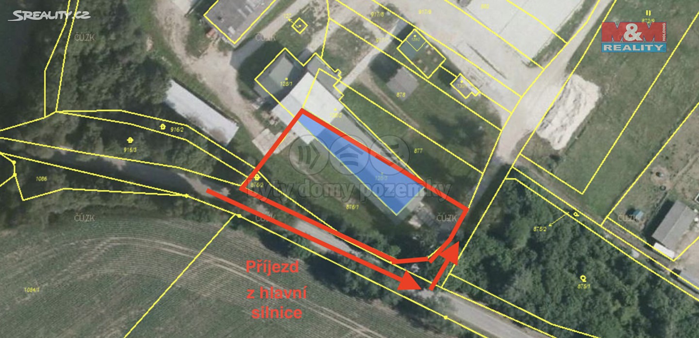 Prodej  stavebního pozemku 2 448 m², Dírná, okres Tábor