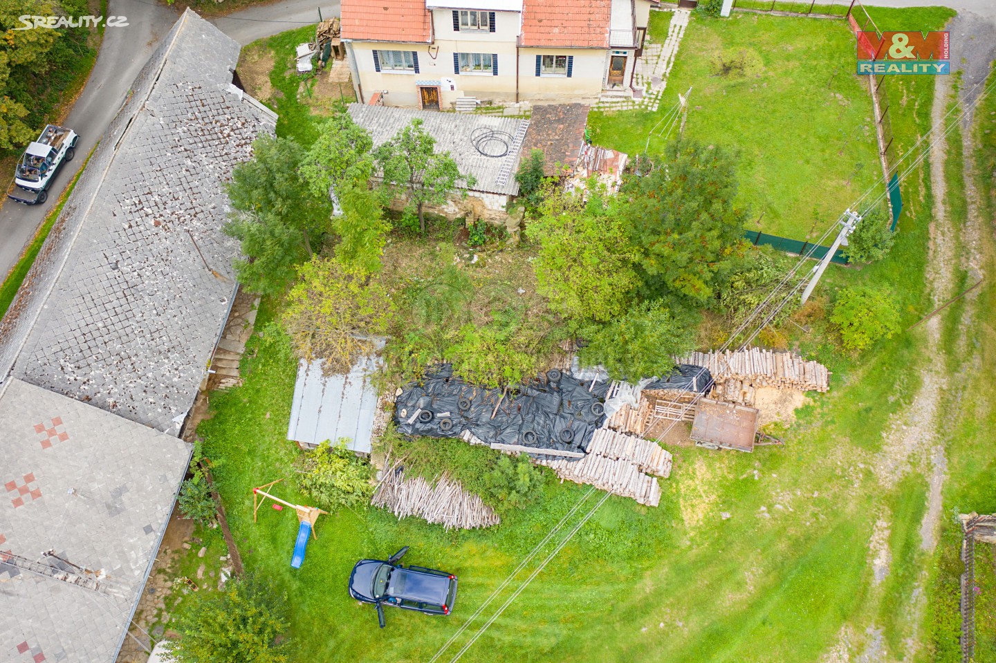Prodej  stavebního pozemku 195 m², Radhostice - Libotyně, okres Prachatice