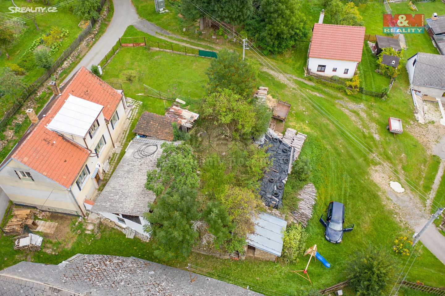 Prodej  stavebního pozemku 195 m², Radhostice - Libotyně, okres Prachatice