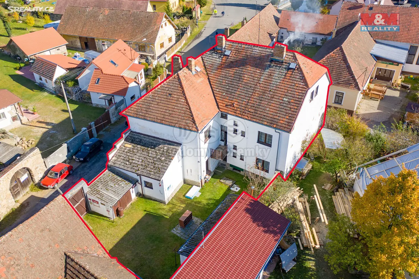 Prodej  rodinného domu 430 m², pozemek 442 m², Záboří, okres Strakonice