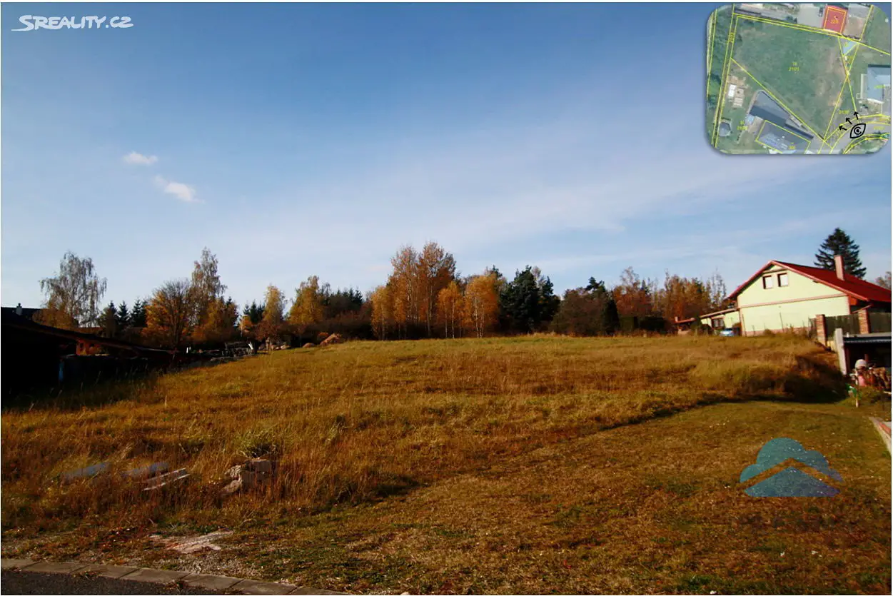 Prodej  stavebního pozemku 2 192 m², Rančířov, okres Jihlava