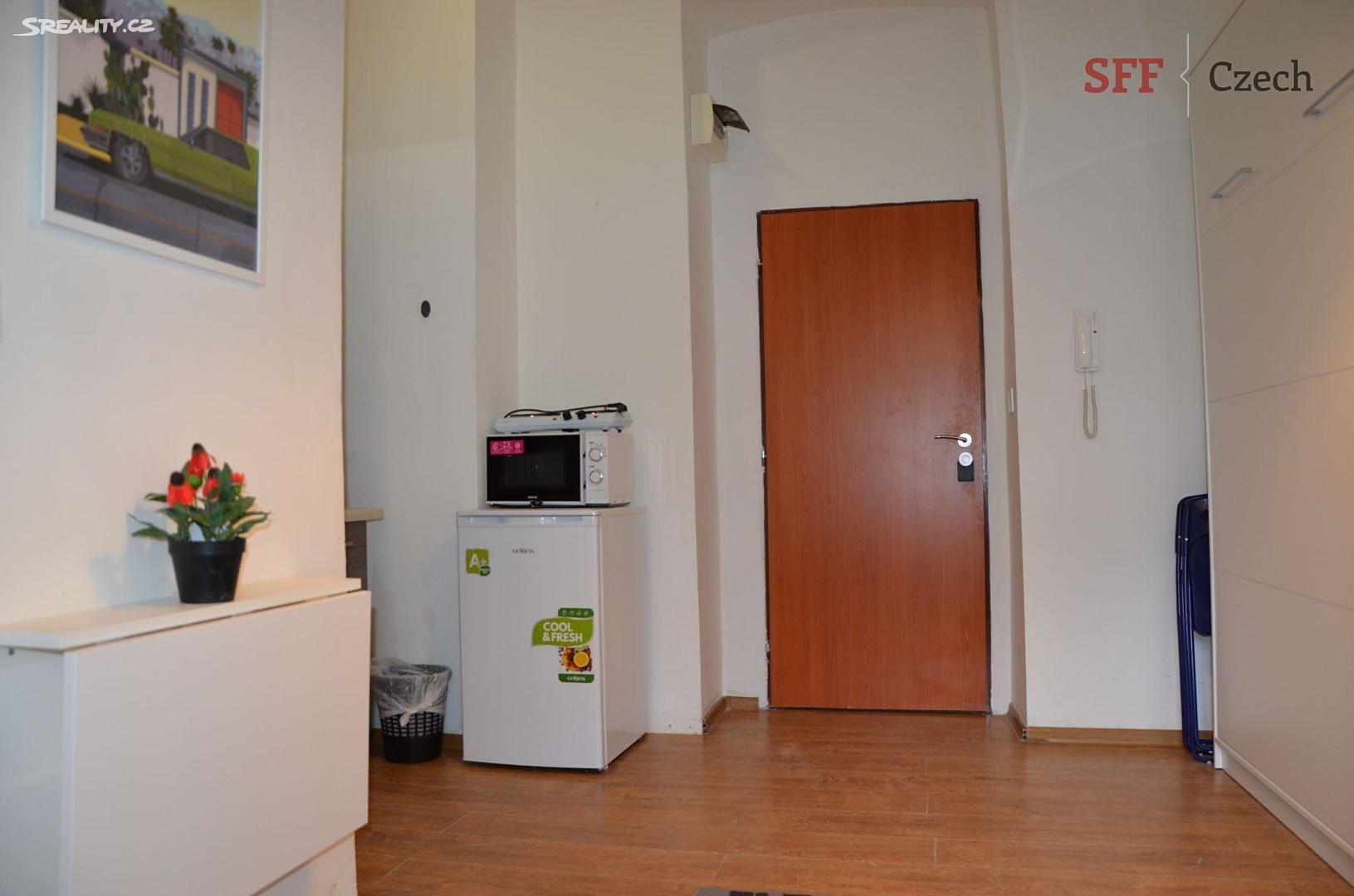 Pronájem bytu 1+kk 17 m², Vlastislavova, Praha 4 - Nusle
