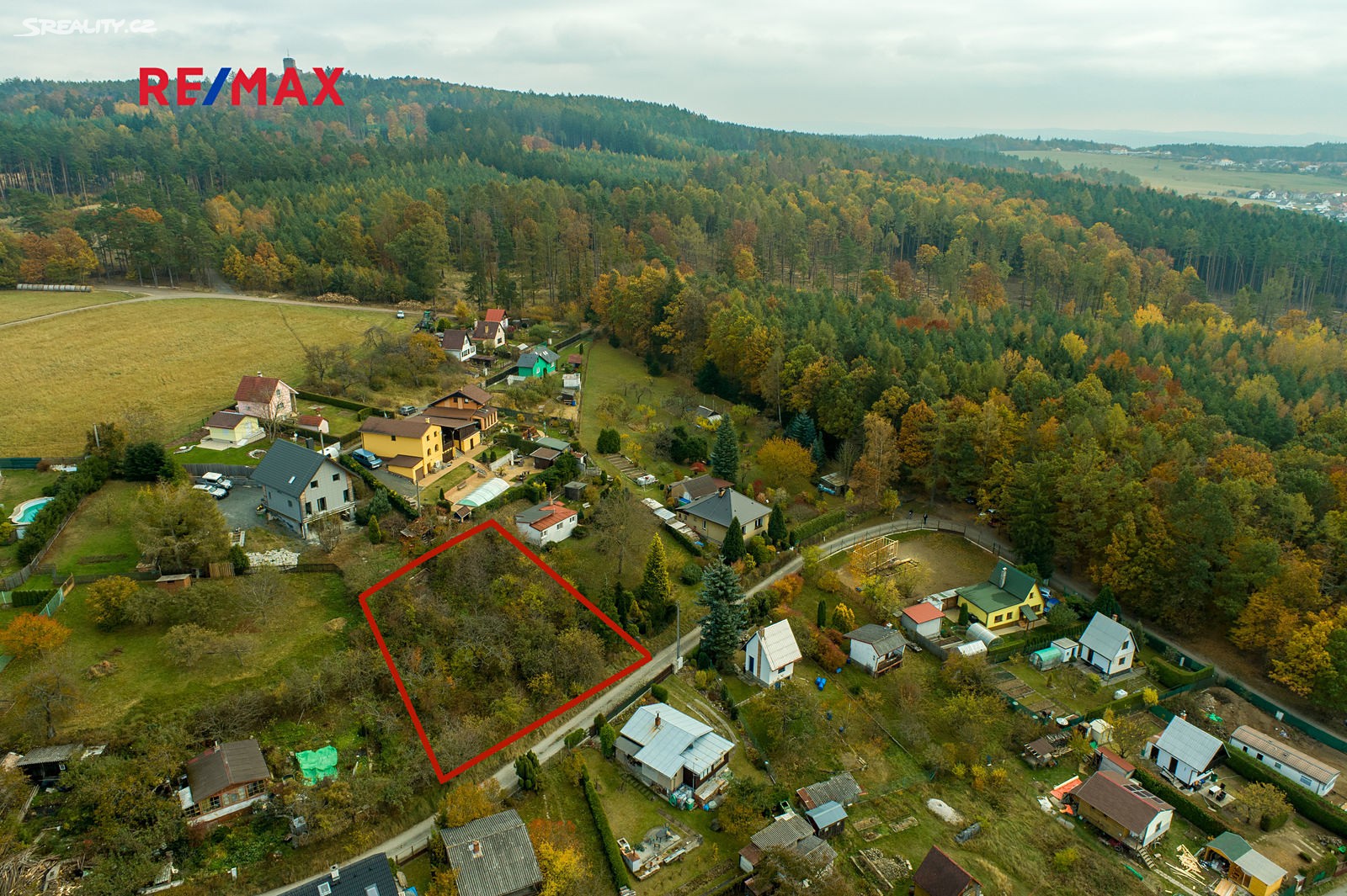 Prodej  stavebního pozemku 885 m², Losiná, okres Plzeň-město