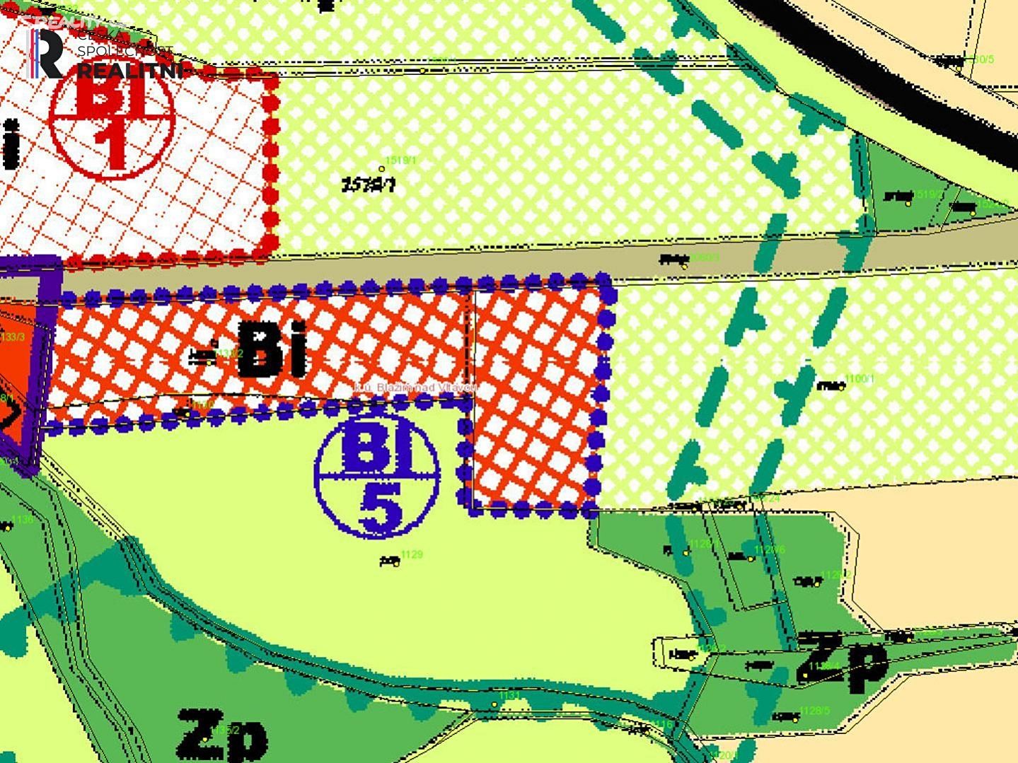 Prodej  stavebního pozemku 5 135 m², Neveklov - Blažim, okres Benešov