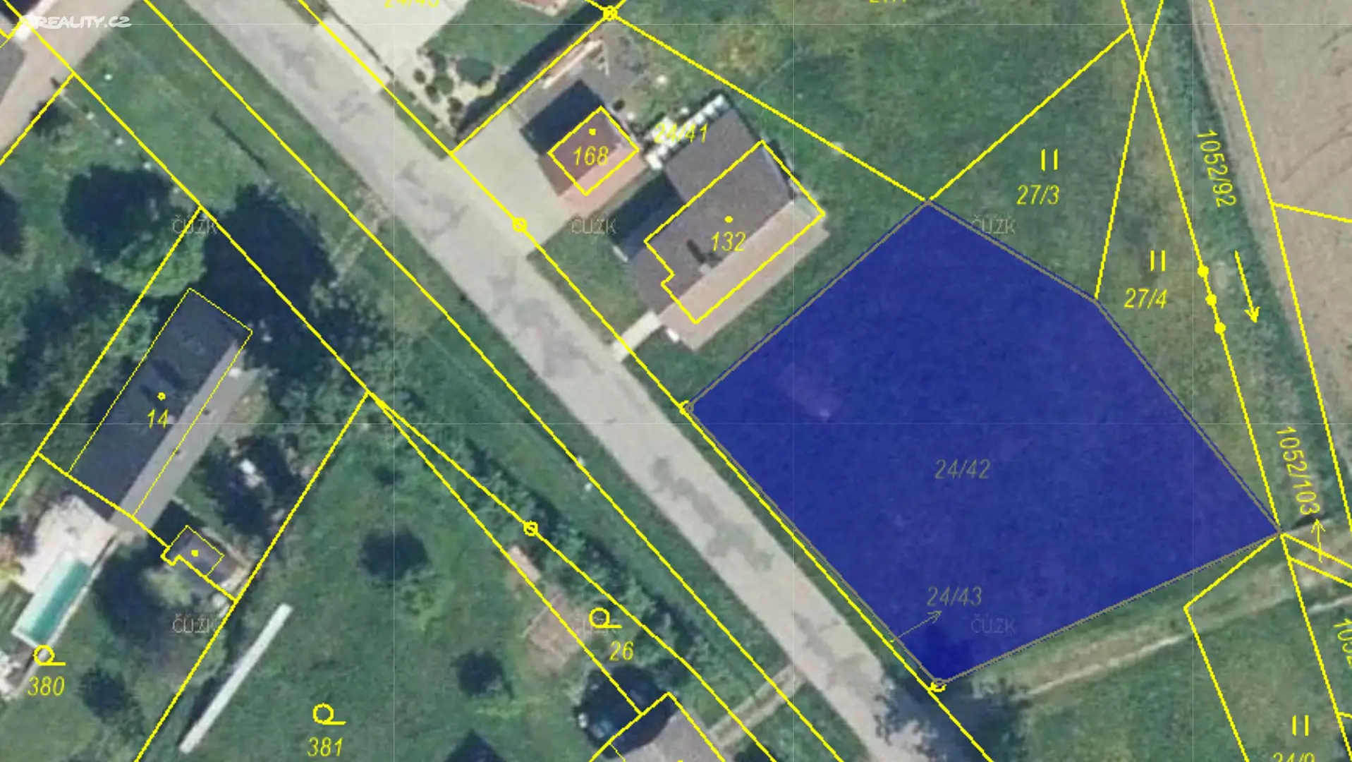 Prodej  stavebního pozemku 1 098 m², Červená Třemešná, okres Jičín