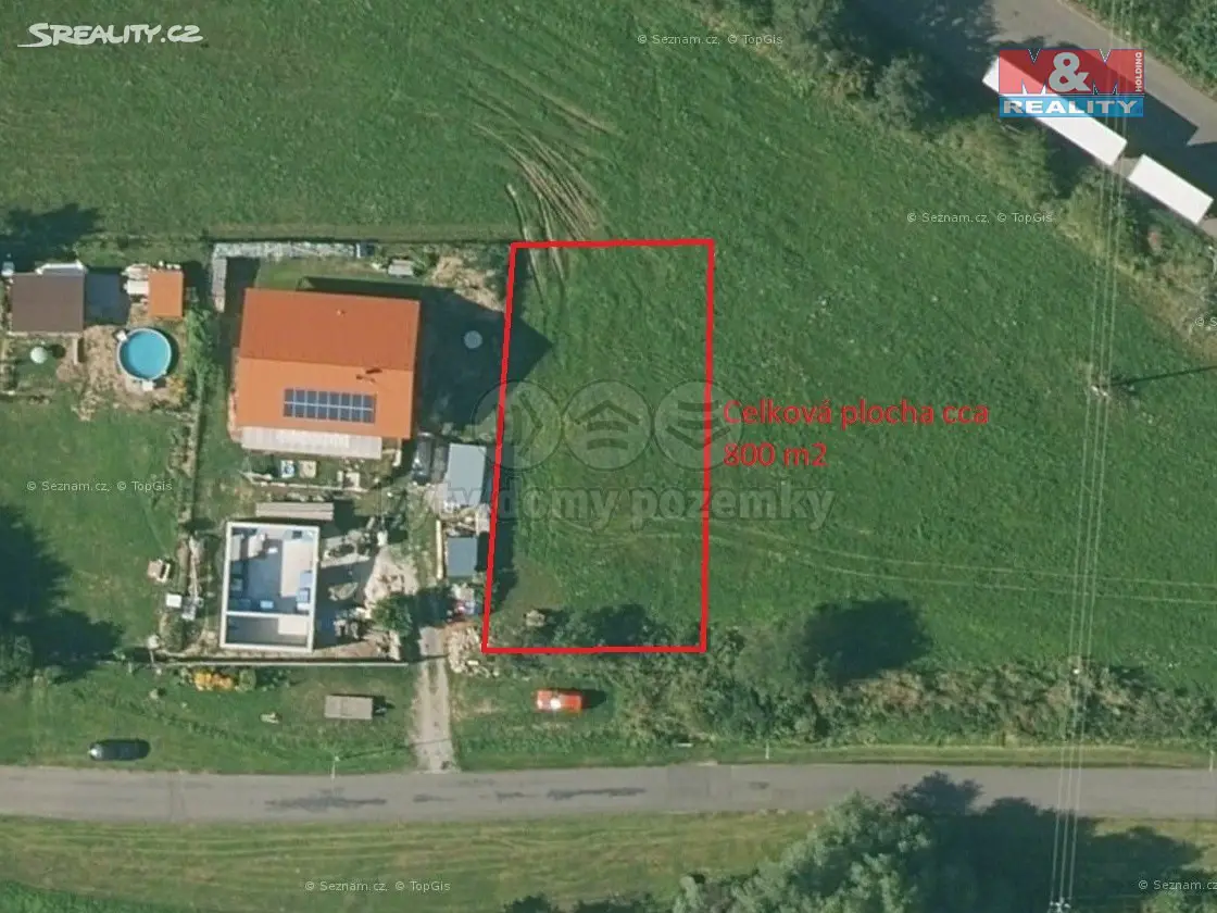 Prodej  stavebního pozemku 800 m², Drhovle - Mladotice, okres Písek