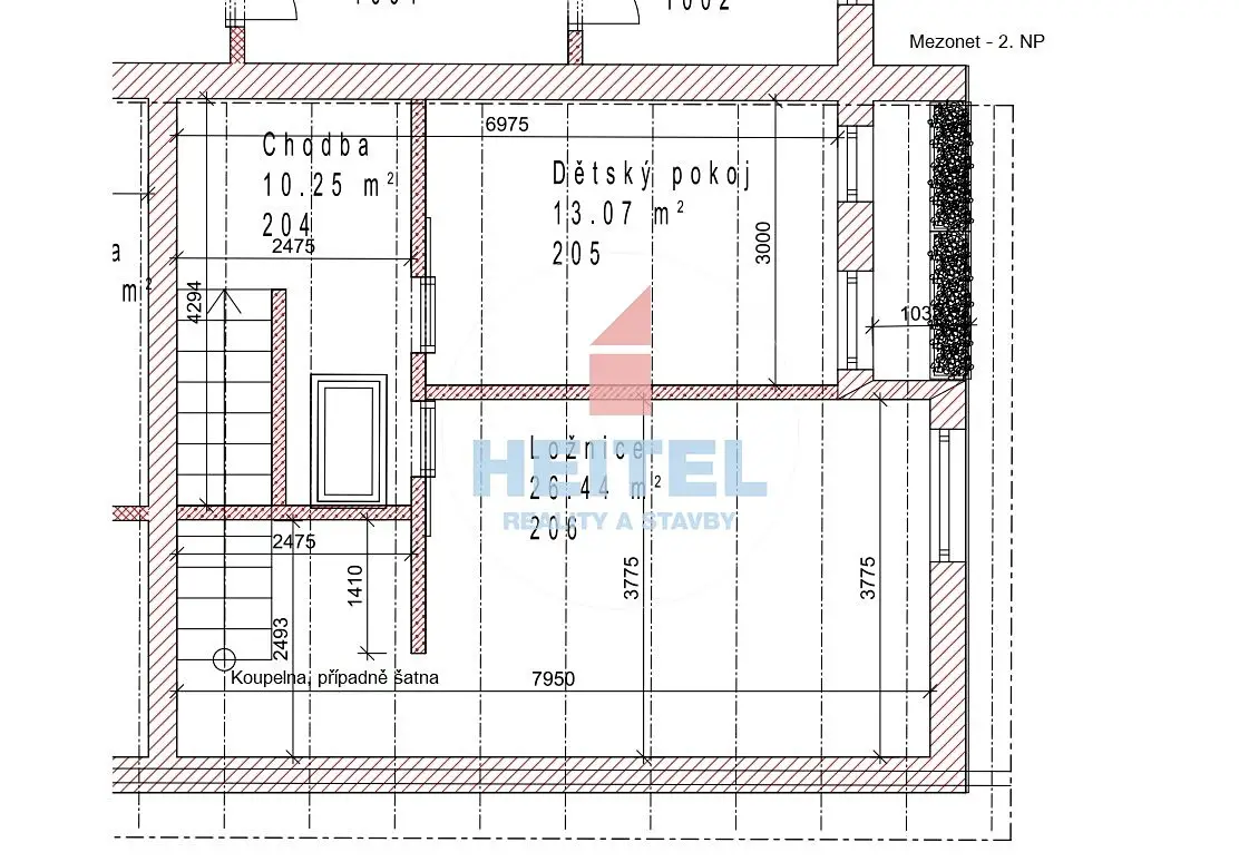 Prodej bytu 3+1 103 m² (Mezonet), Lesnická, Plumlov