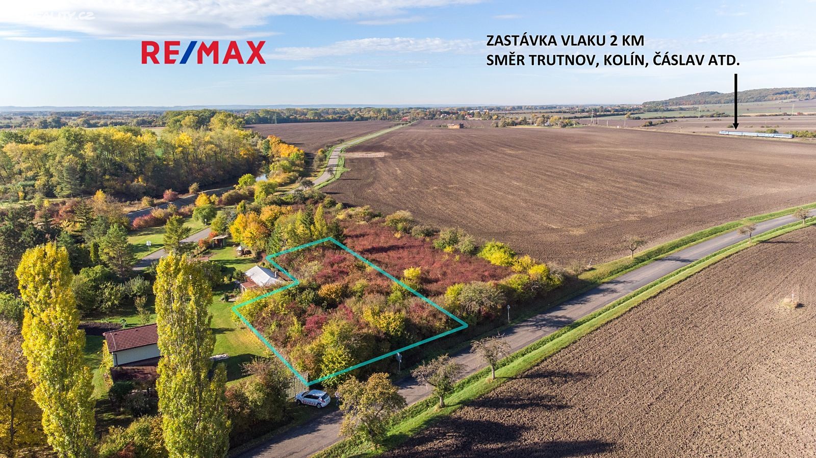 Prodej  stavebního pozemku 1 003 m², Žehuň, okres Kolín