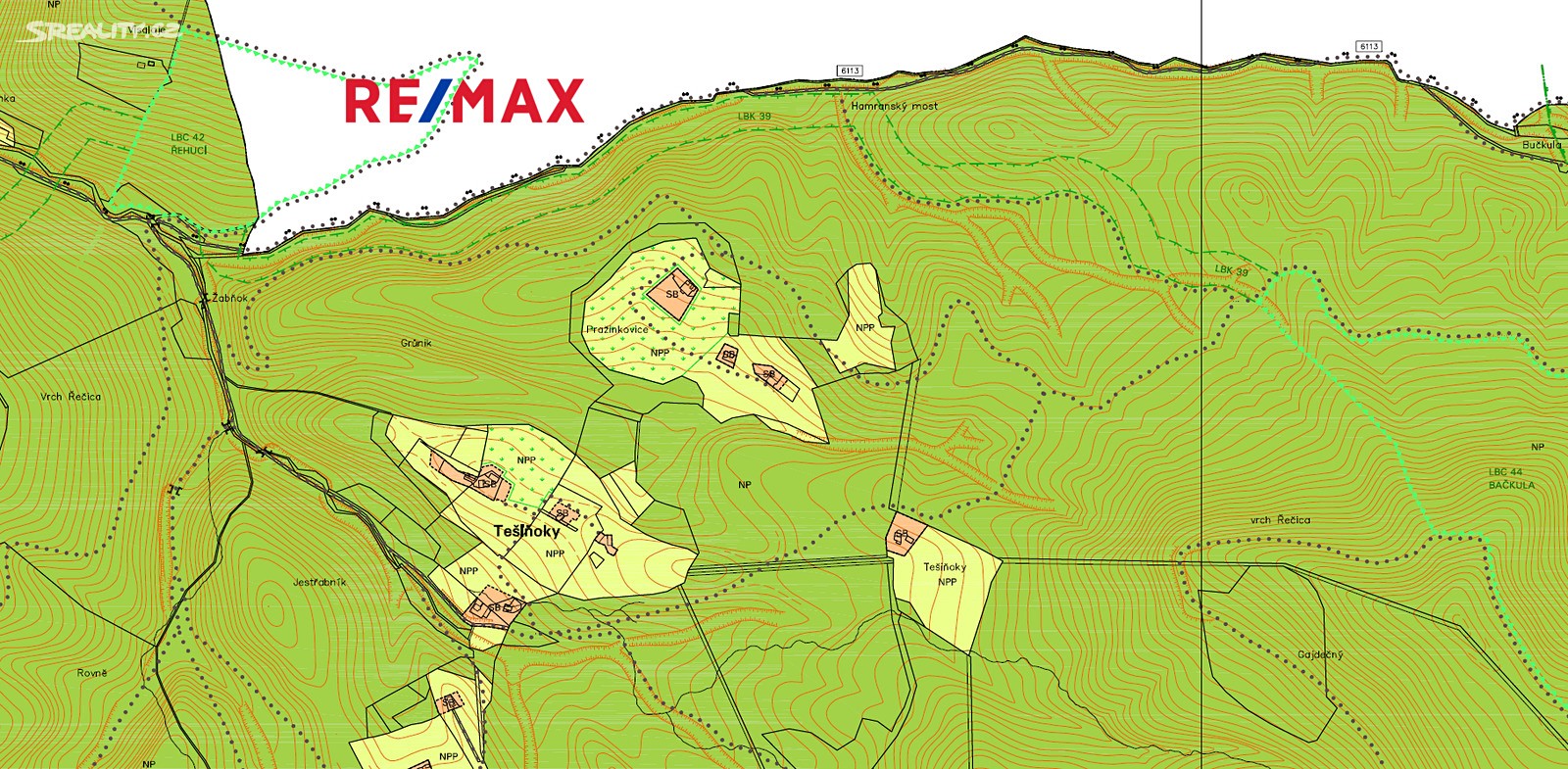 Prodej  louky 46 118 m², Staré Hamry, okres Frýdek-Místek