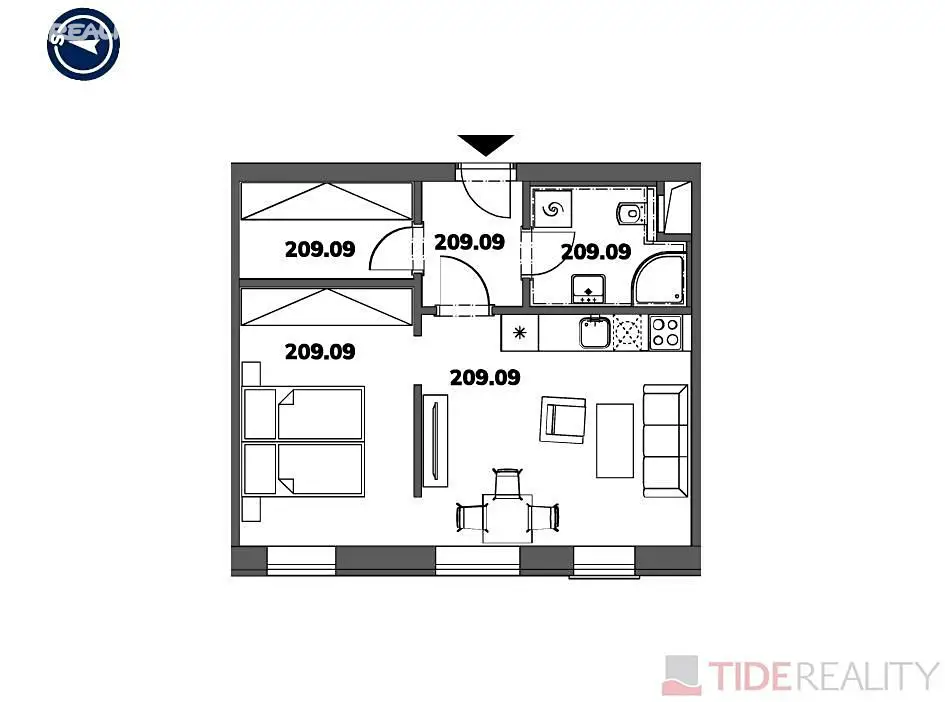Prodej bytu 2+kk 42 m², Labská, Vrchlabí
