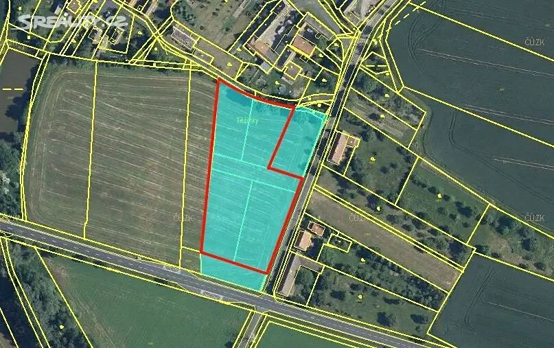 Prodej  komerčního pozemku 7 387 m², Ratboř - Těšínky, okres Kolín