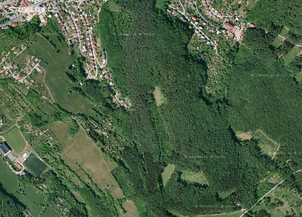 Prodej  lesa 23 911 m², Luhačovice, okres Zlín