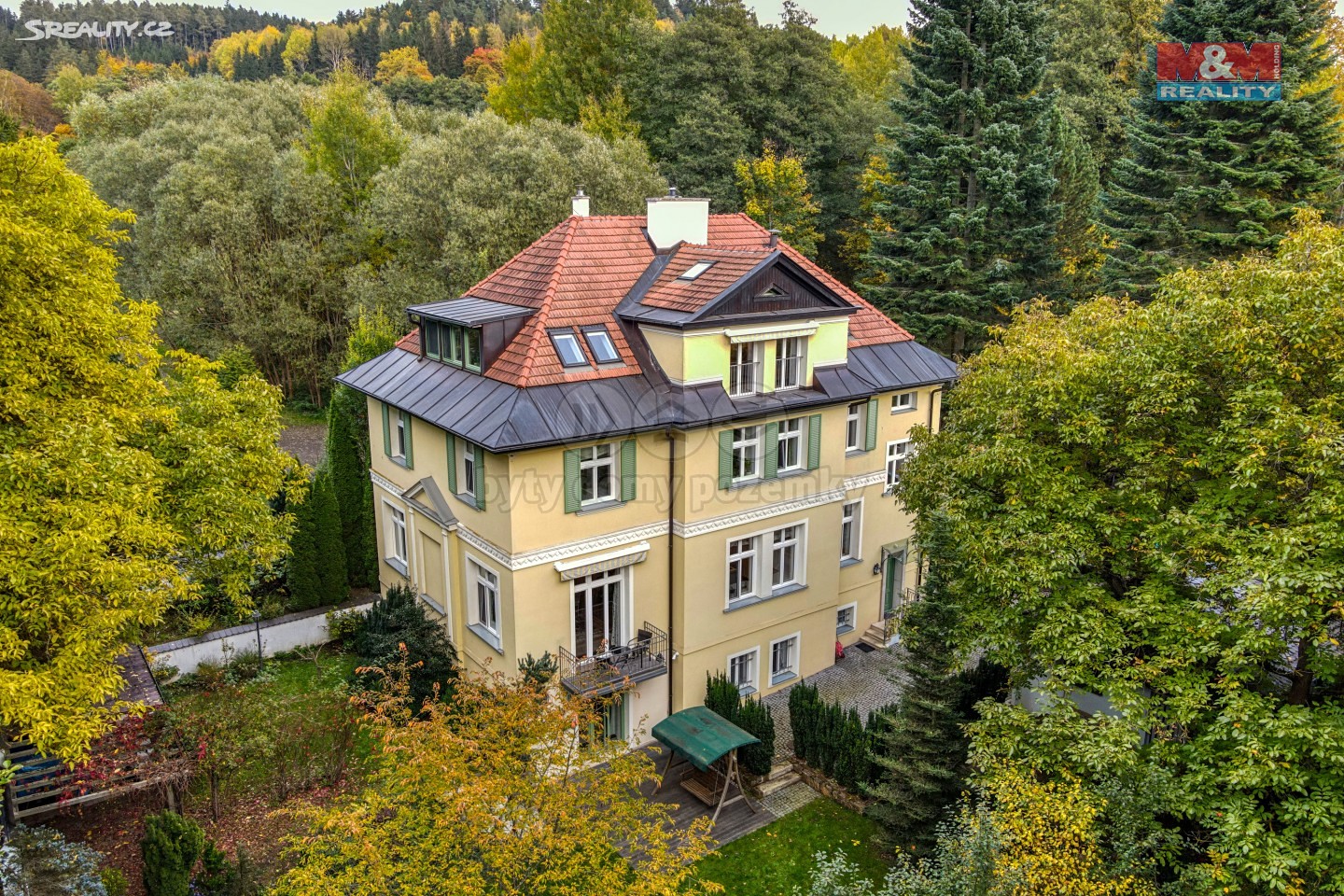 Prodej  rodinného domu 470 m², pozemek 950 m², Palackého, Mariánské Lázně - Úšovice
