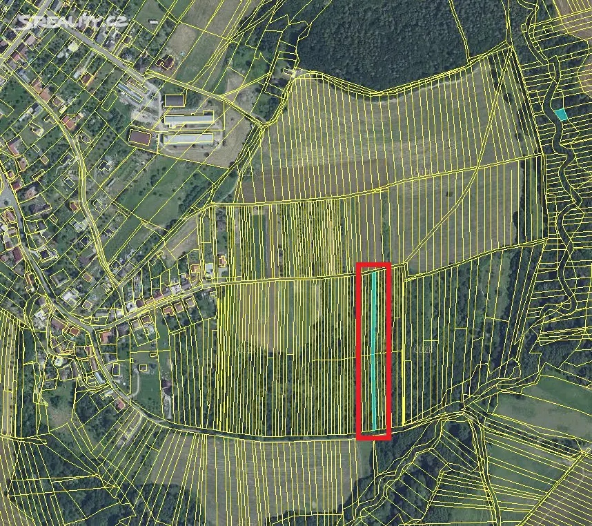 Prodej  lesa 1 204 m², Lhota, okres Zlín