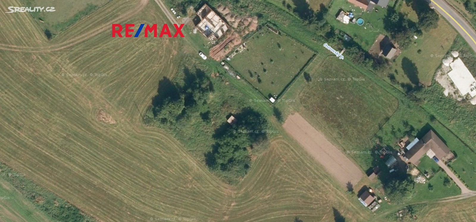 Prodej  stavebního pozemku 1 929 m², Ostrov, okres Ústí nad Orlicí