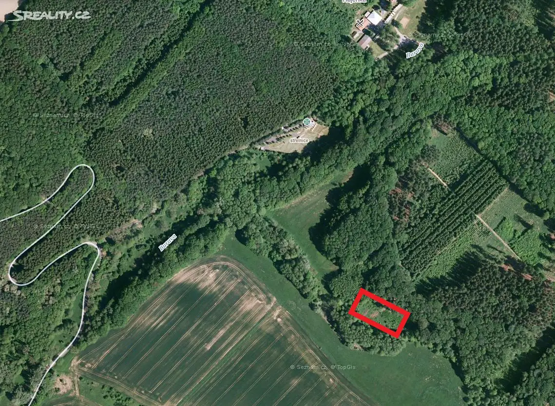 Prodej  lesa 2 389 m², Komárov, okres Zlín