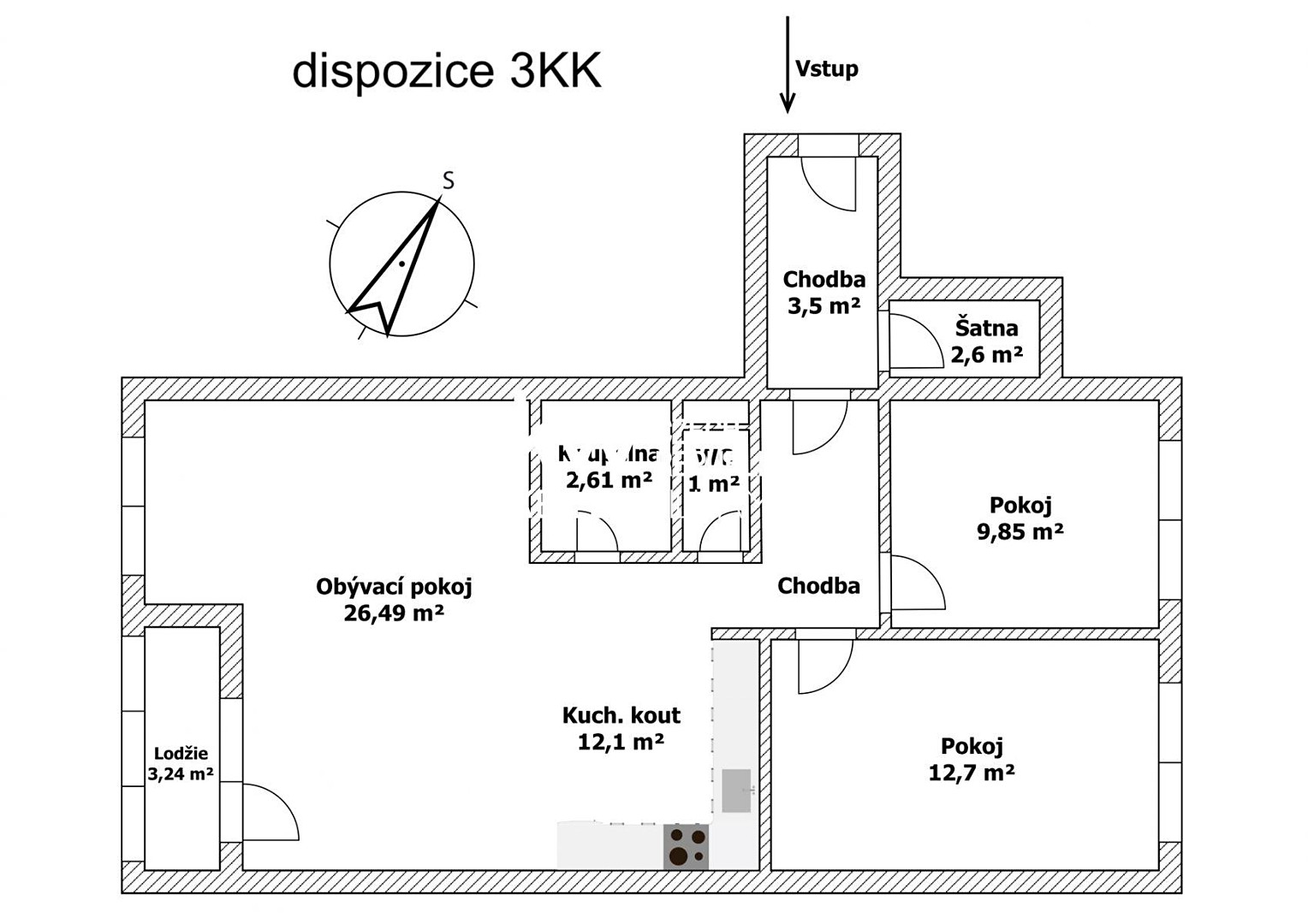 Prodej bytu 4+kk 74 m², Steinerova, Praha 4 - Háje