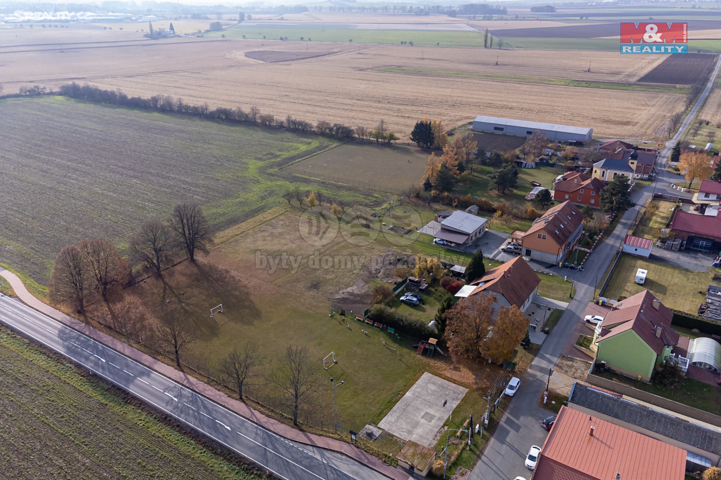Prodej  stavebního pozemku 1 345 m², Uničov - Nová Dědina, okres Olomouc