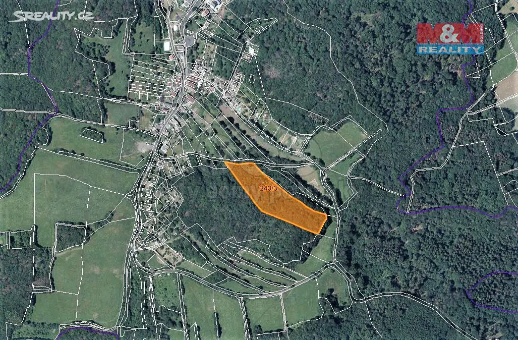 Prodej  lesa 5 820 m², Ústí nad Labem, okres Ústí nad Labem