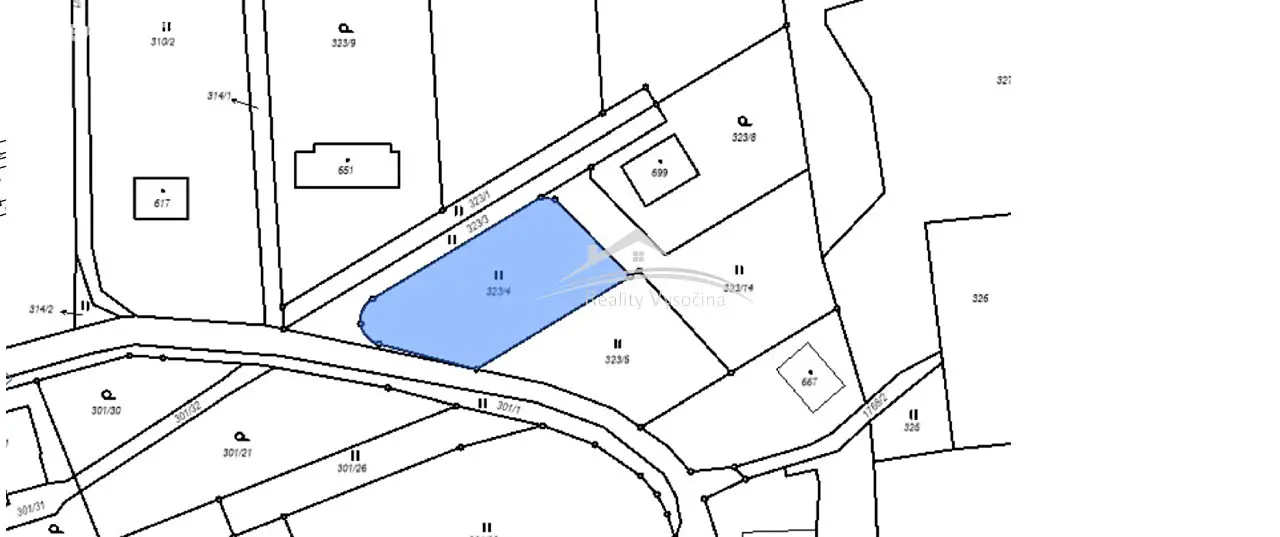 Prodej  stavebního pozemku 749 m², Nová Ves, okres Liberec