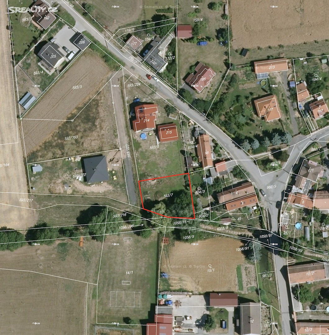 Prodej  stavebního pozemku 732 m², Libovice, okres Kladno