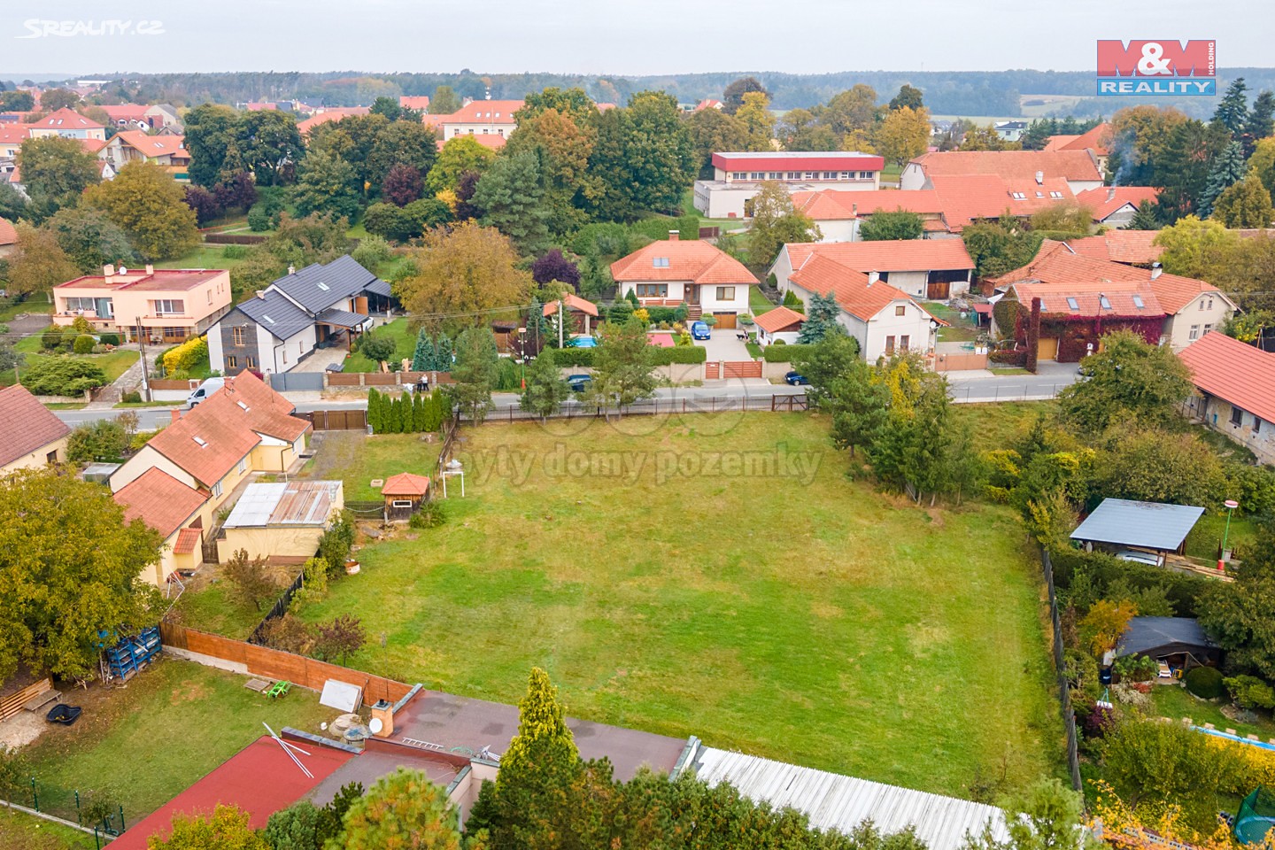 Prodej  stavebního pozemku 840 m², Krakovany, okres Kolín