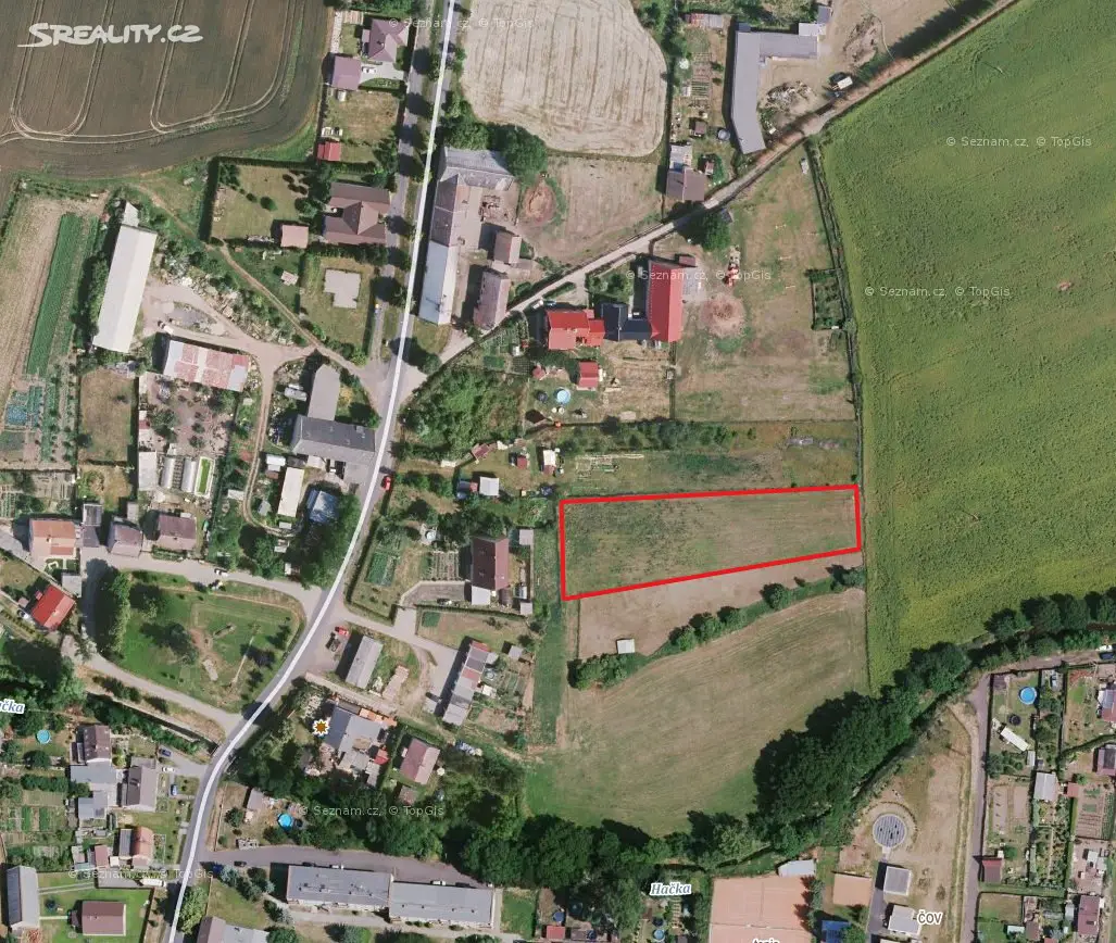 Prodej  stavebního pozemku 2 492 m², Všehrdy, okres Chomutov