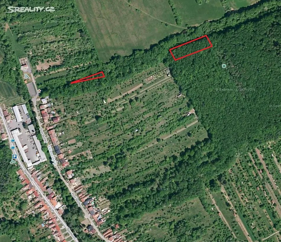 Prodej  lesa 2 888 m², Vlčnov, okres Uherské Hradiště