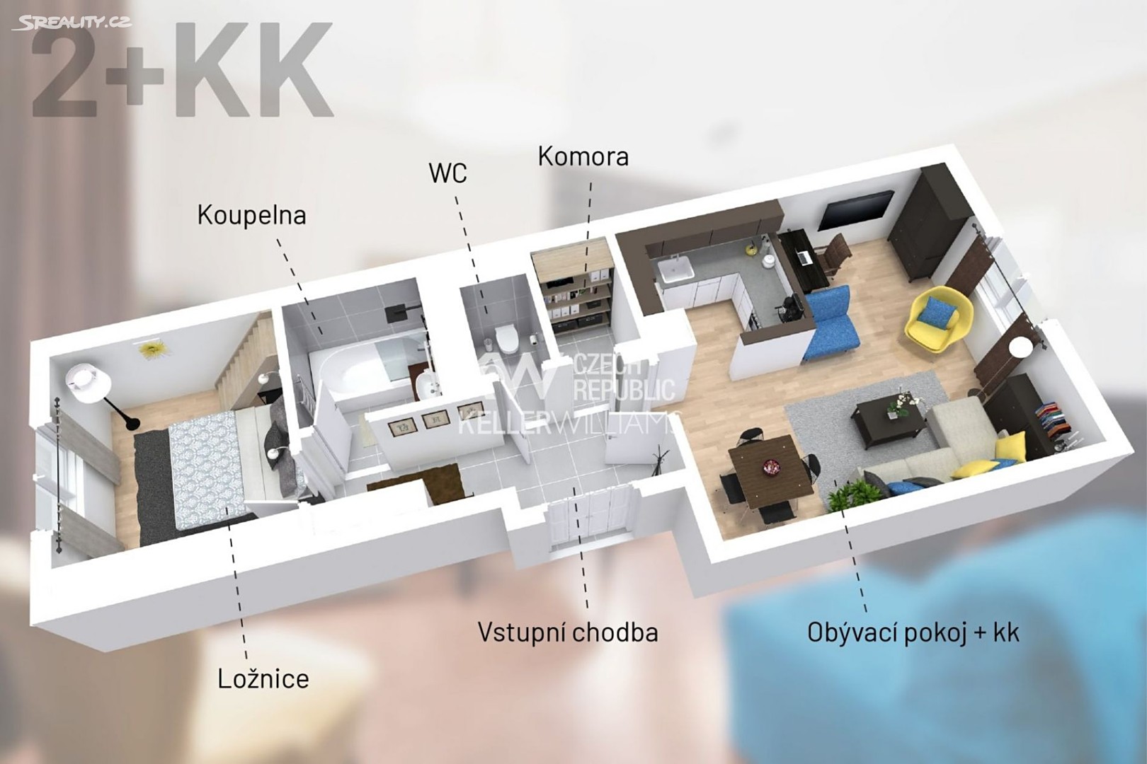 Prodej bytu 2+kk 56 m², Ruská, Praha 10 - Vršovice