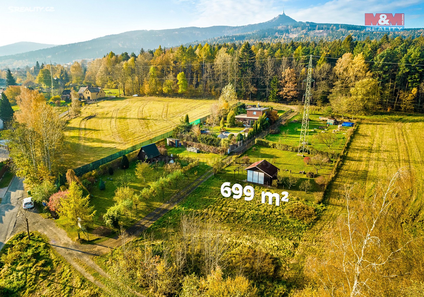 Prodej  zahrady 699 m², Liberec - Liberec XVIII-Karlinky, okres Liberec
