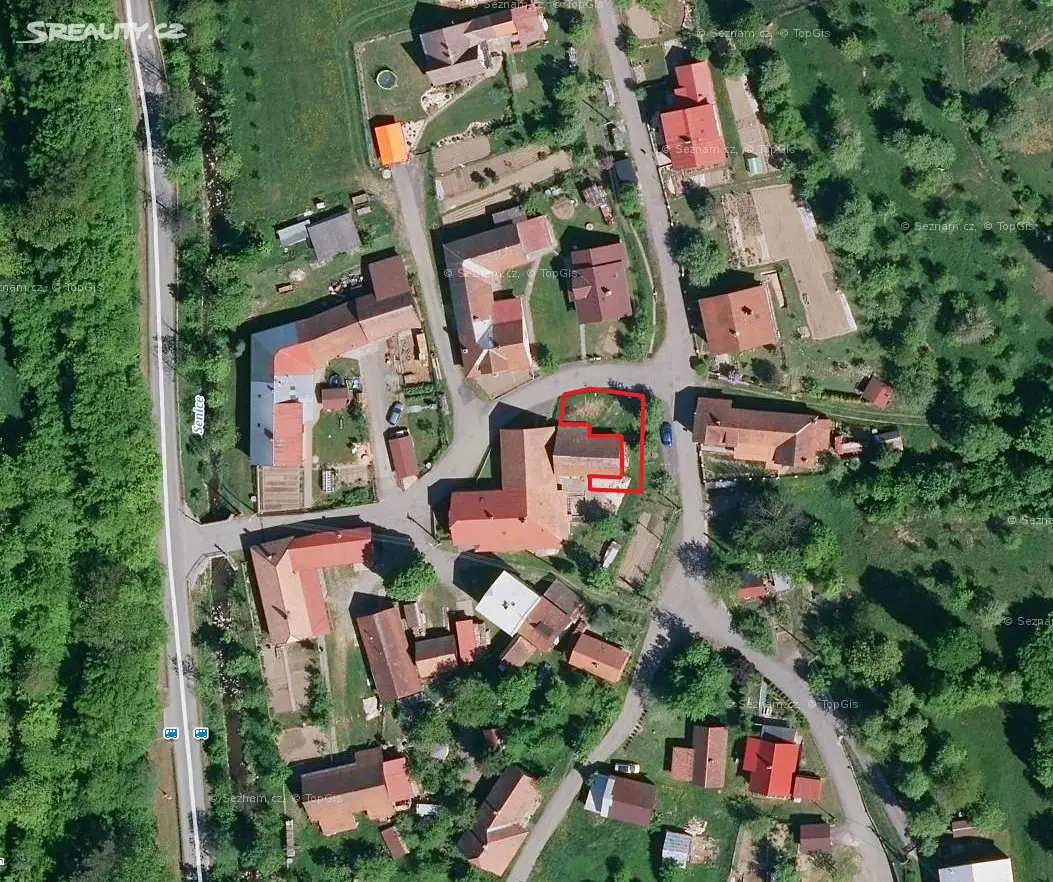 Prodej  zahrady 59 m², Valašská Senice, okres Vsetín