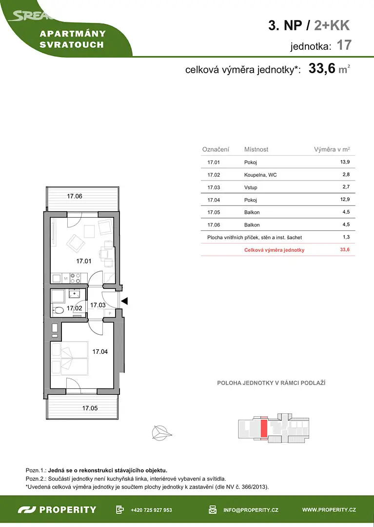 Prodej bytu 2+kk 34 m², Svratouch, okres Chrudim