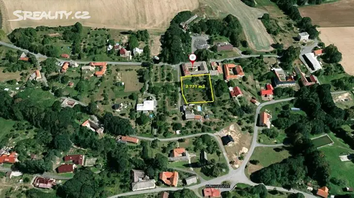 Prodej  stavebního pozemku 2 737 m², Jeseník nad Odrou - Blahutovice, okres Nový Jičín