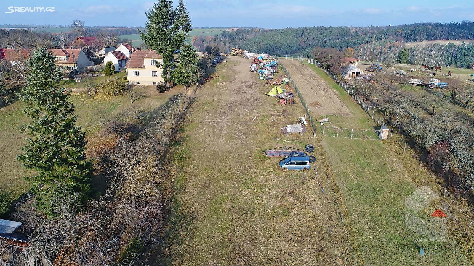 Prodej  stavebního pozemku 1 744 m², Přibyslavice - Radoškov, okres Brno-venkov