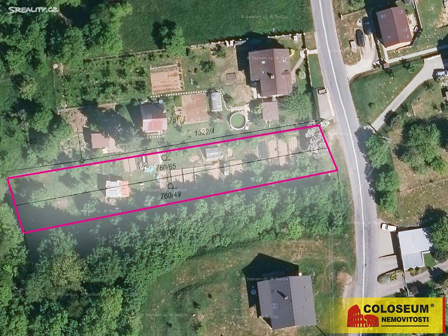 Prodej  stavebního pozemku 1 344 m², Žlutava, okres Zlín