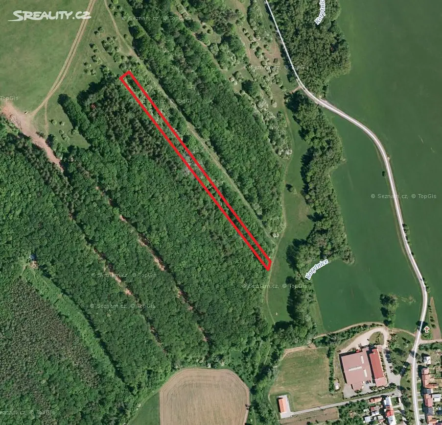 Prodej  lesa 1 419 m², Nivnice, okres Uherské Hradiště