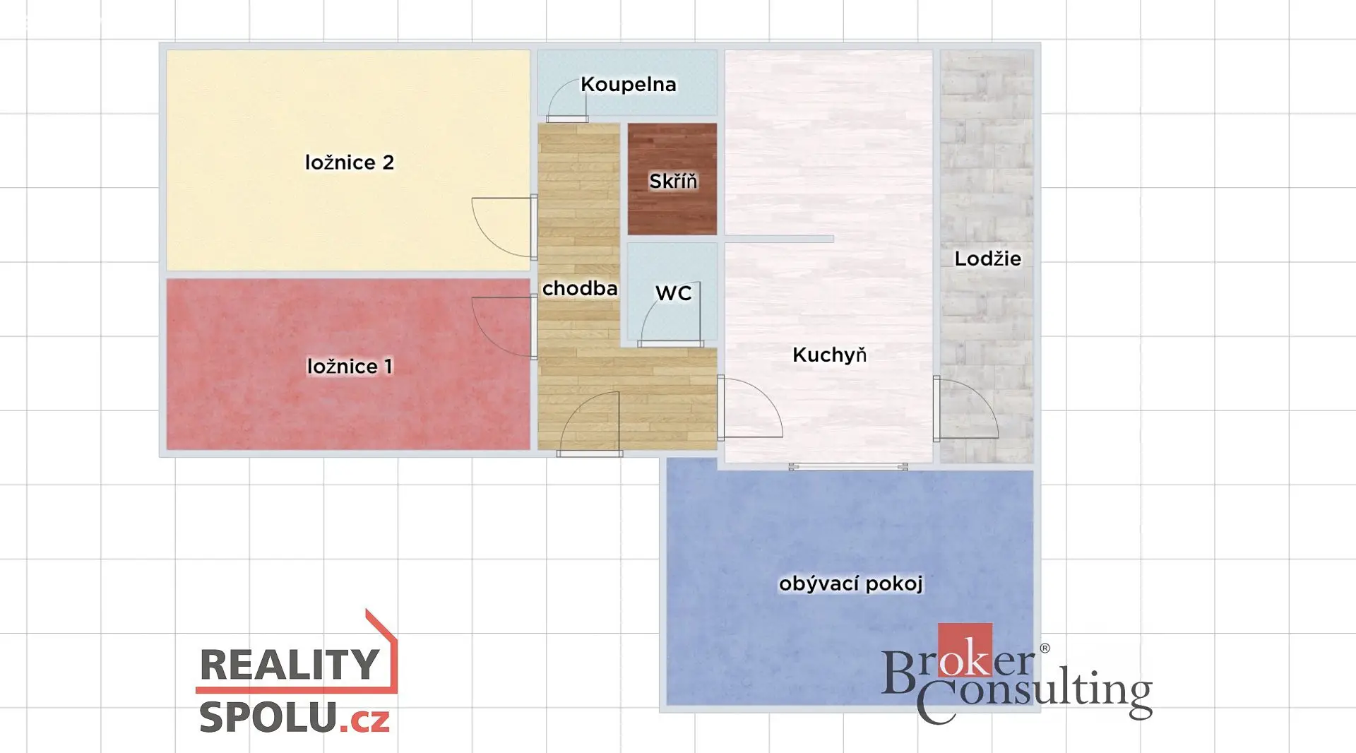 Prodej bytu 3+1 76 m², Semtínská, Pardubice - Ohrazenice