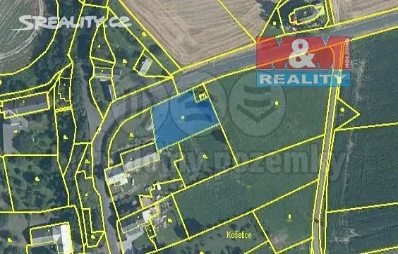 Prodej  stavebního pozemku 1 227 m², Velké Heraltice - Košetice, okres Opava