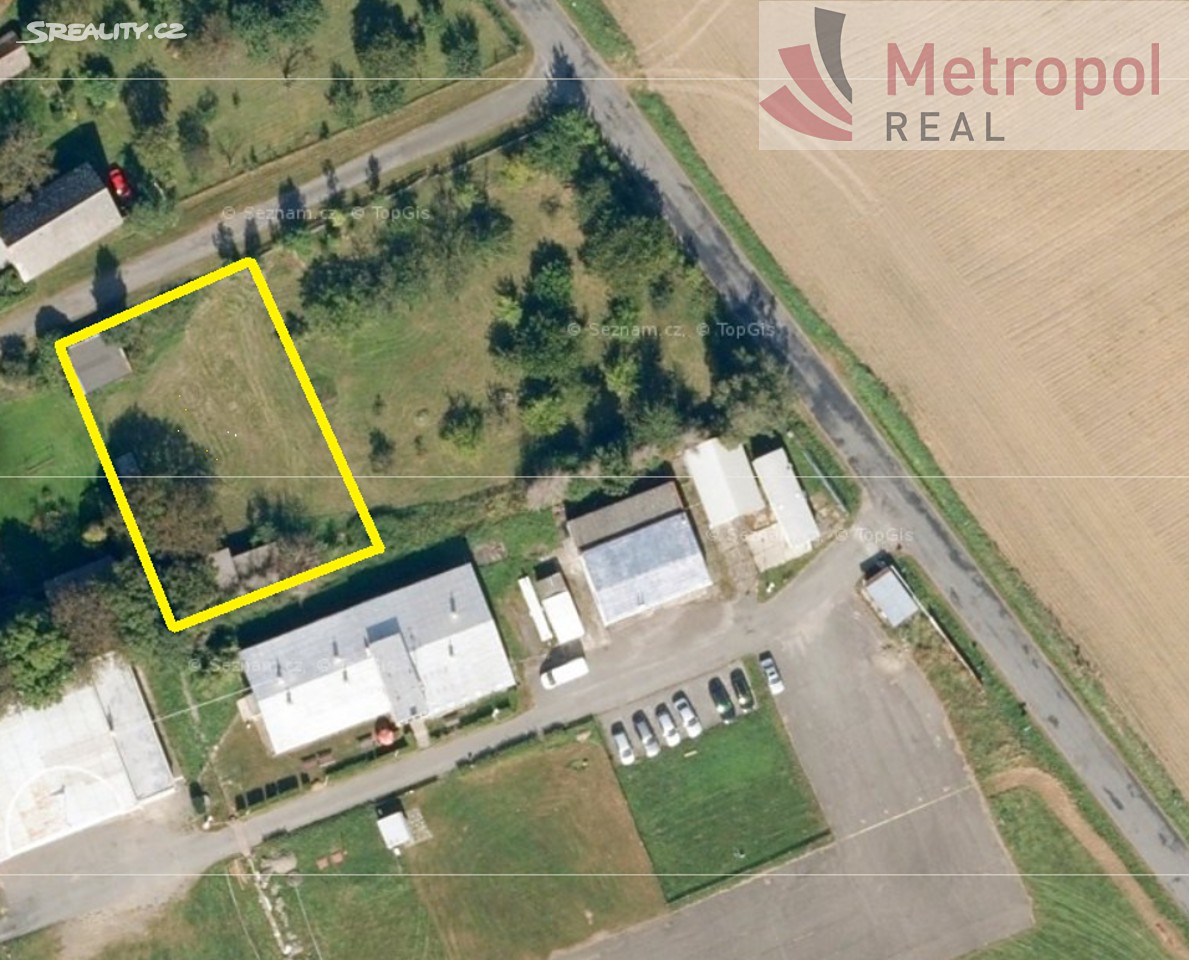 Prodej  stavebního pozemku 905 m², Podhořany u Ronova - Nový Dvůr, okres Chrudim