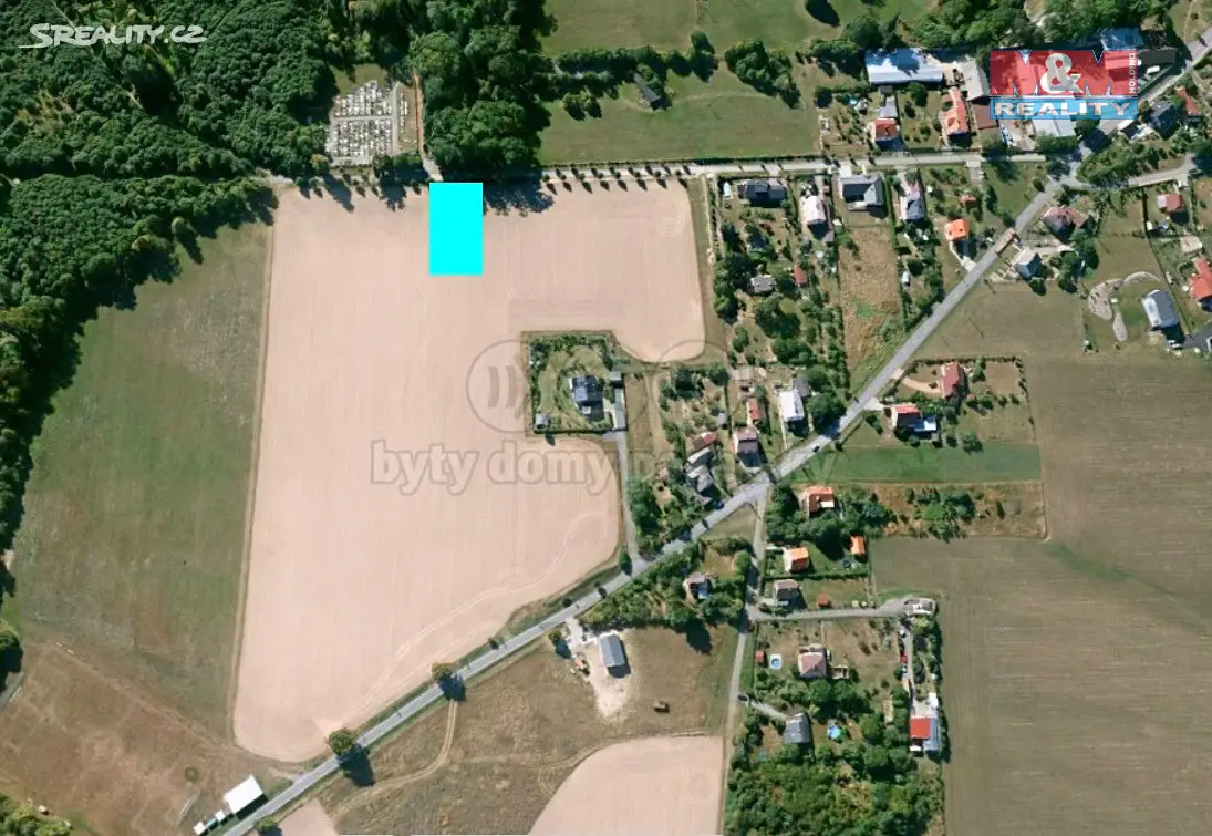 Prodej  stavebního pozemku 1 284 m², Kyjovice, okres Opava