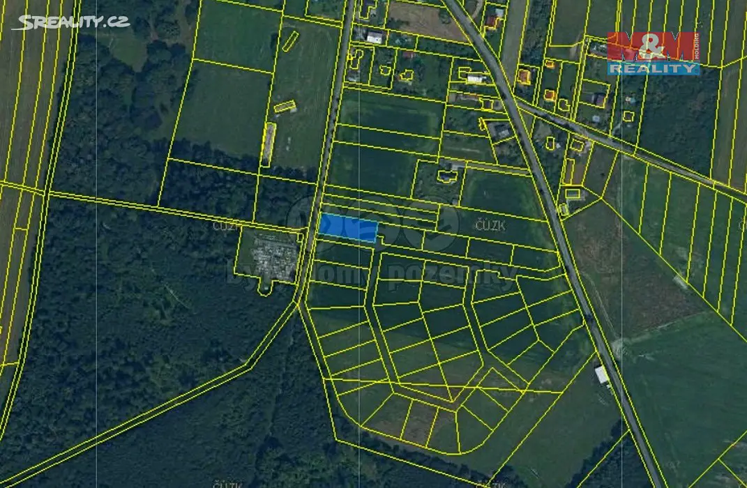Prodej  stavebního pozemku 1 284 m², Kyjovice, okres Opava