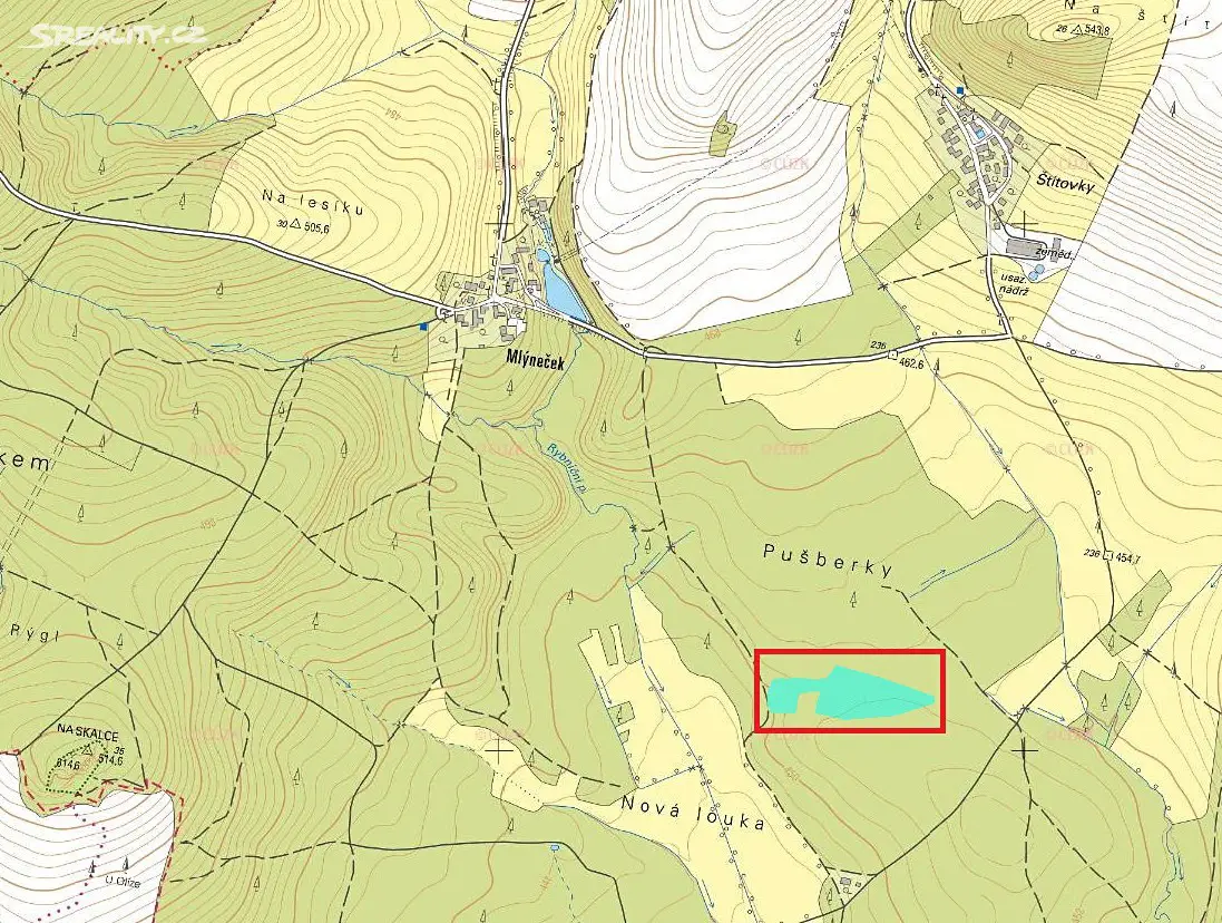 Prodej  lesa 16 048 m², Mrákov, okres Domažlice