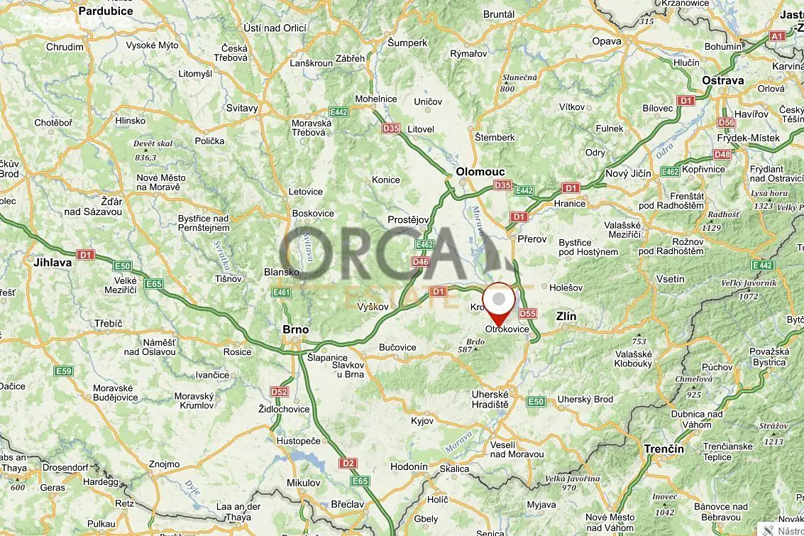 Prodej  pozemku 992 m², Lubná, okres Kroměříž
